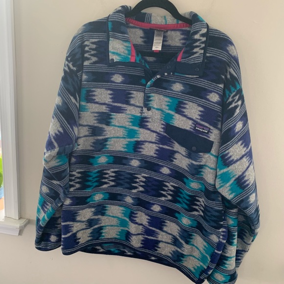 Patagonia Jackets & Blazers - Patagonia Synchilla Aztec Print I Large
